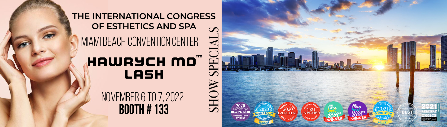 miami-beach-skin-care-show-2022 hawrych md lash